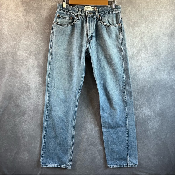 Levi's Other - Levis 505 Jeans Mens Size 32 x 34 Regular Fit Blue Denim Straight Leg Vintage